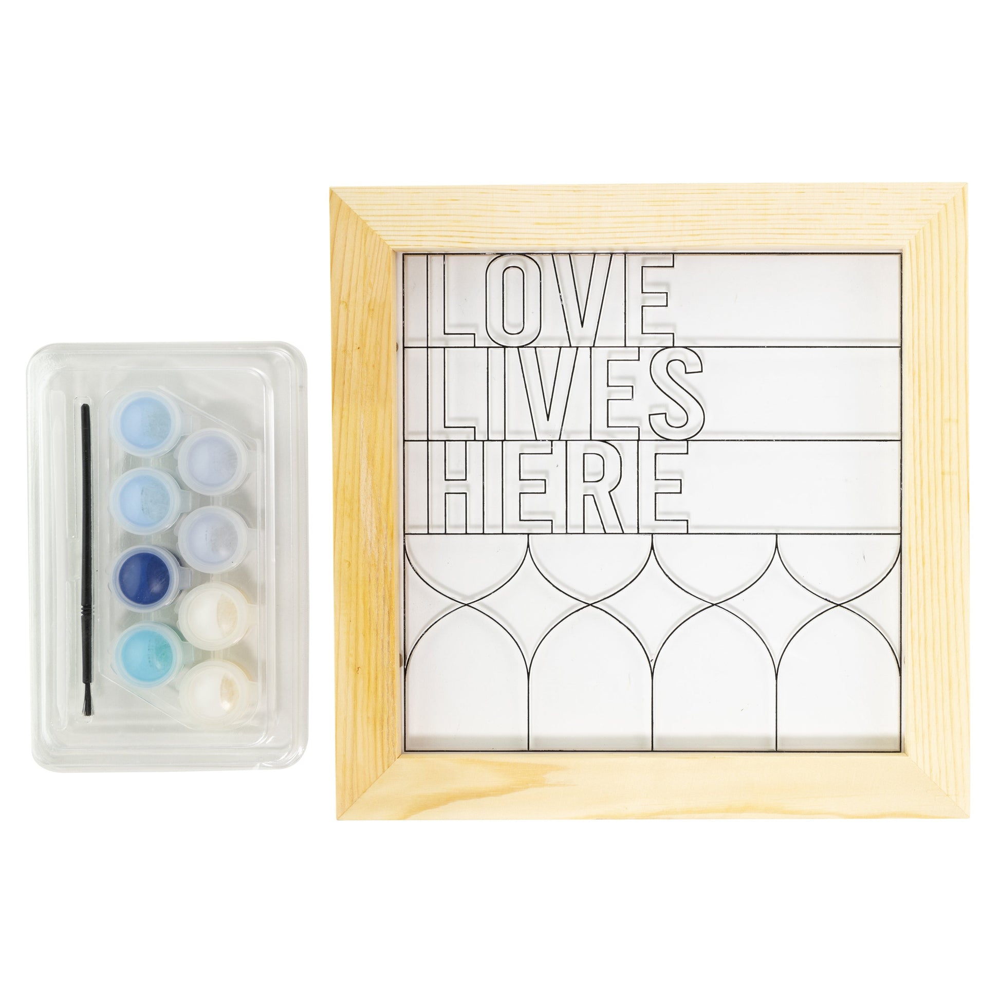 8" x 8" Framed Suncatcher Kits from CousinDIY