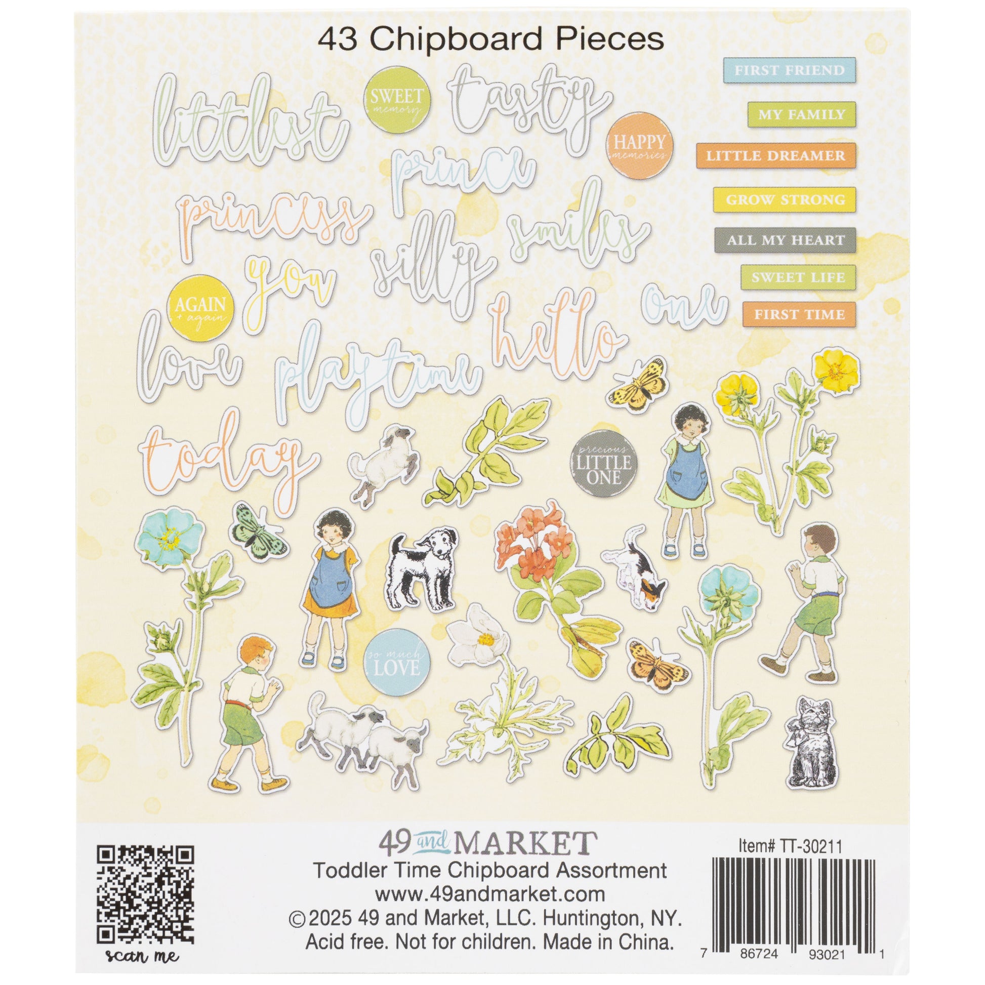 Chipboard Shapes from 49 and Market