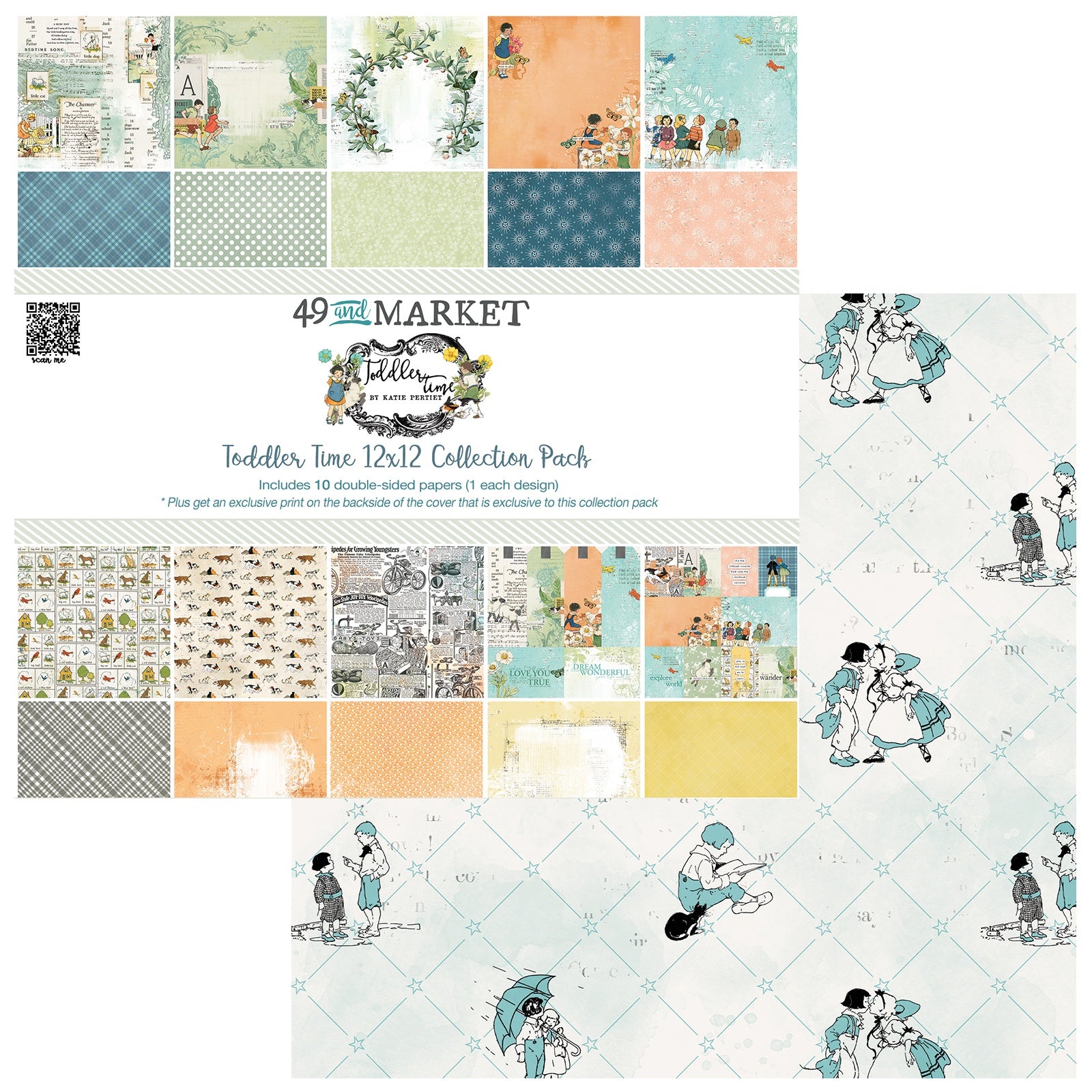 49 And Market 12x12" Scrapbook Paper Collection Pack