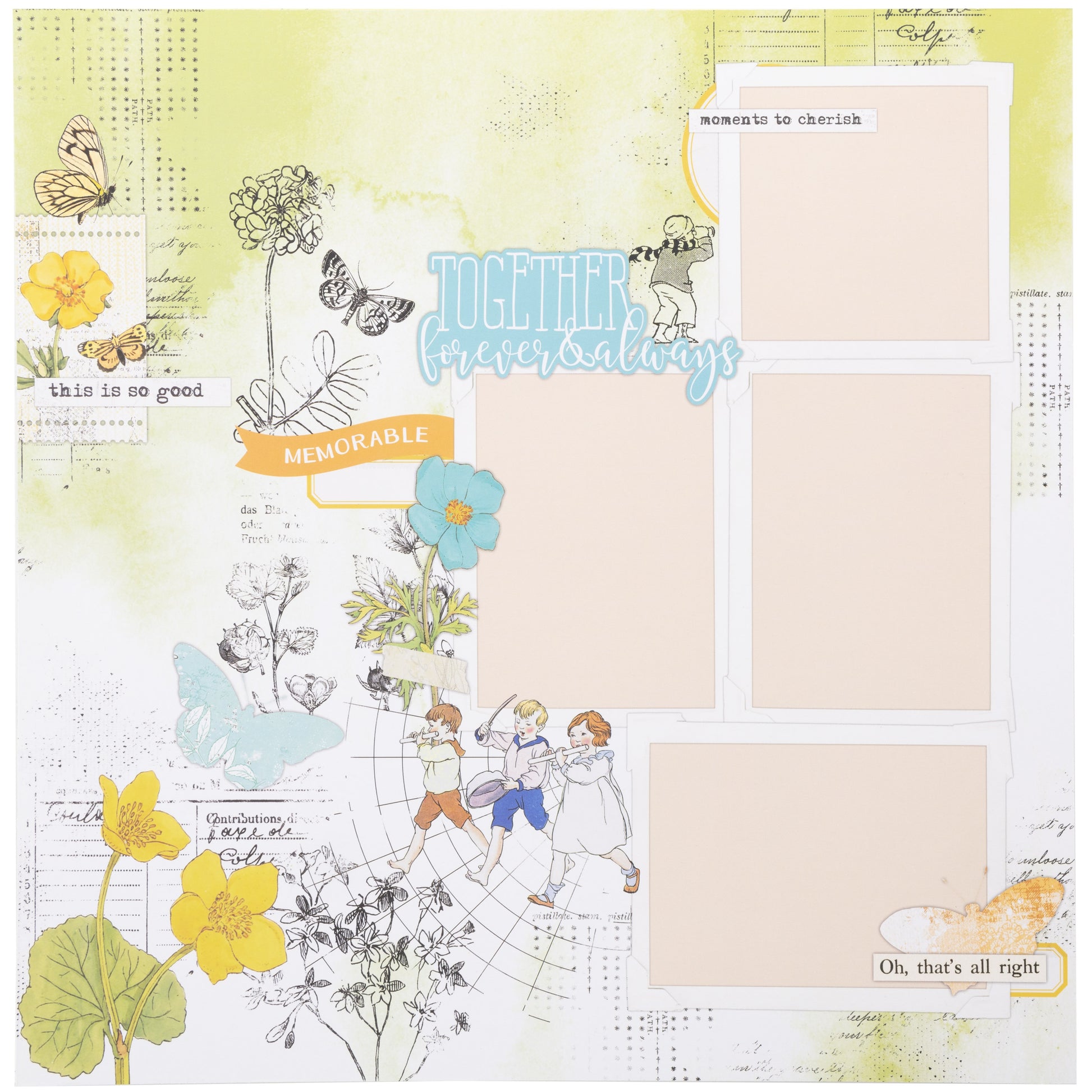 49 And Market Toddler Time Page Kit