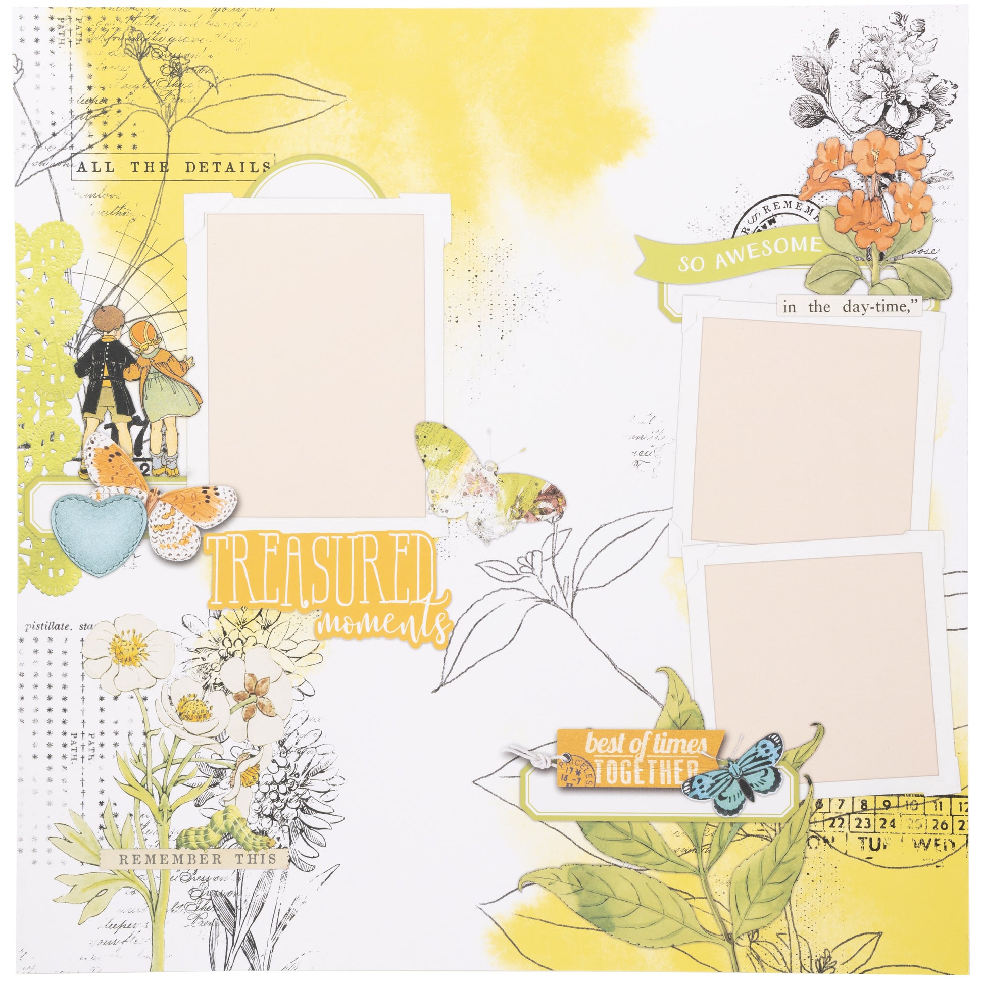 49 And Market Toddler Time Page Kit