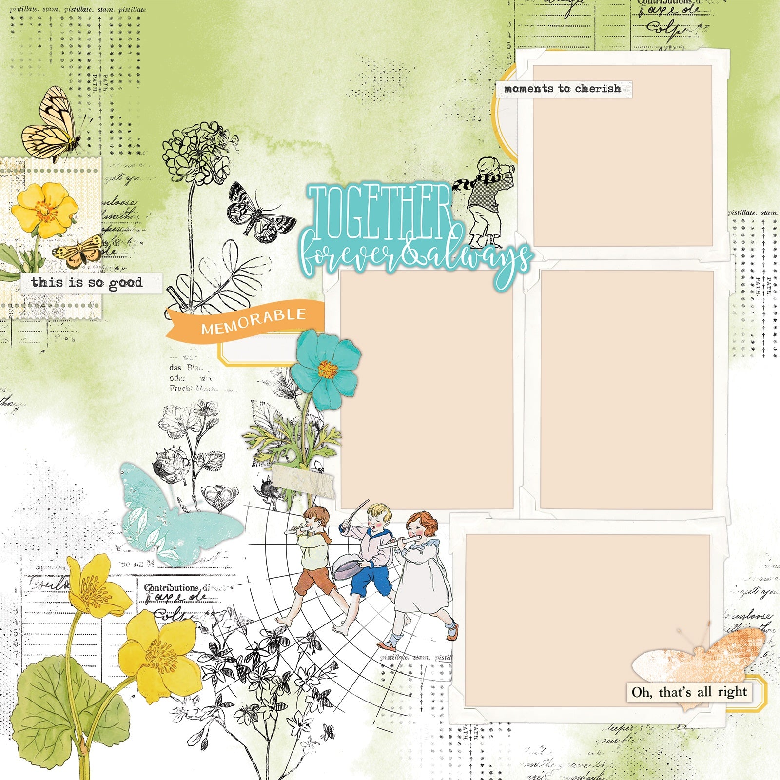 49 And Market Toddler Time Page Kit