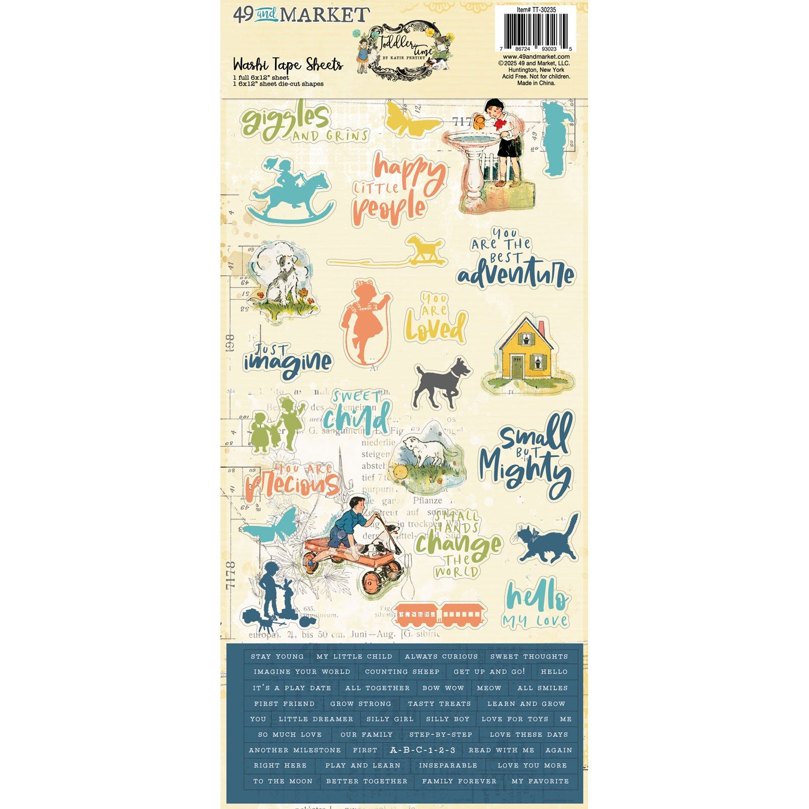 49 And Market Washi Tape Sheets