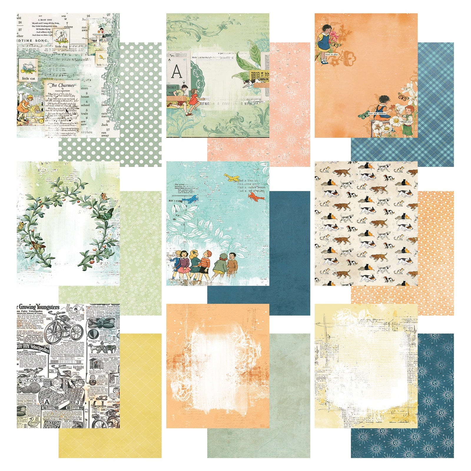 49 And Market 6x8" Scrapbook Paper Collection Pack