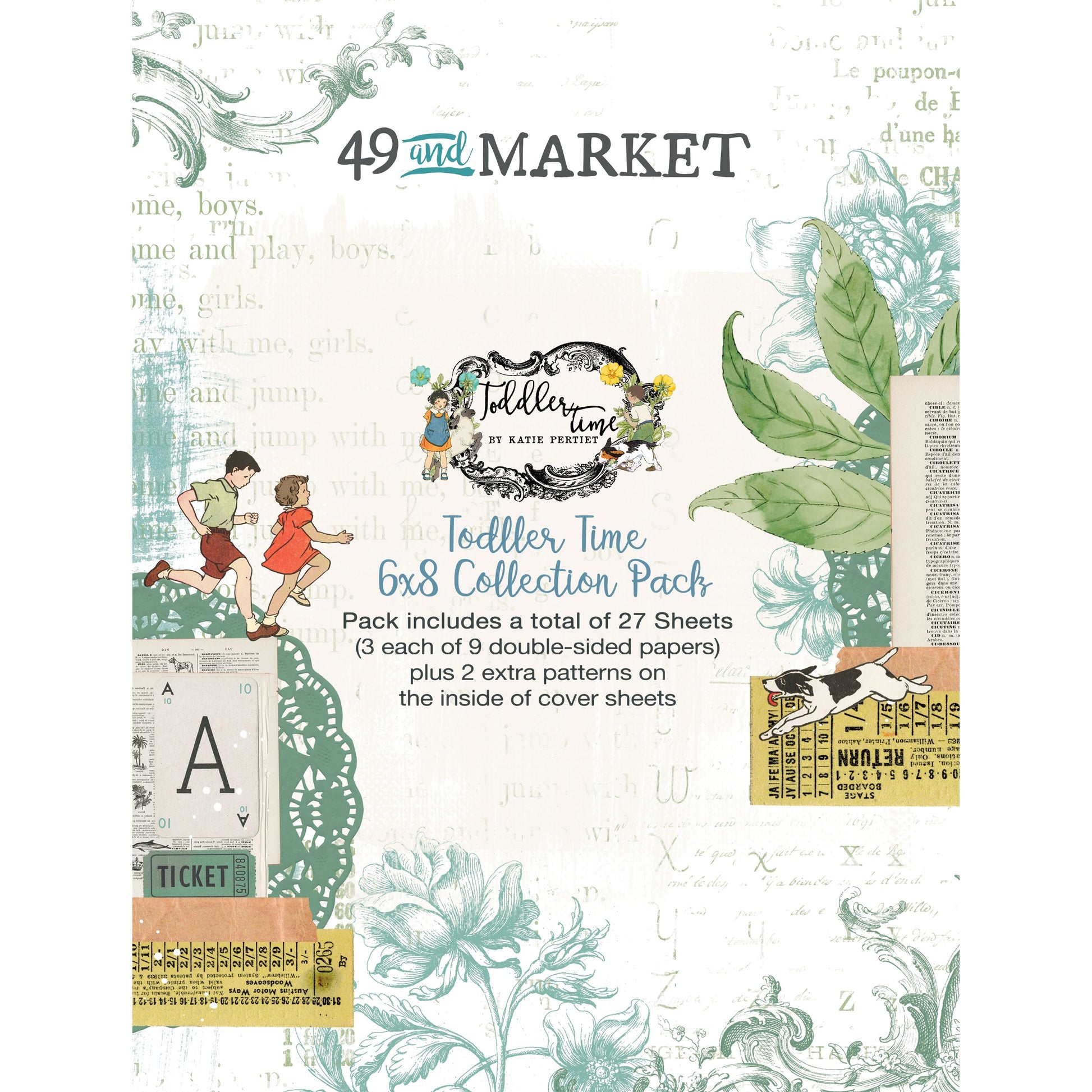 49 And Market 6x8" Scrapbook Paper Collection Pack