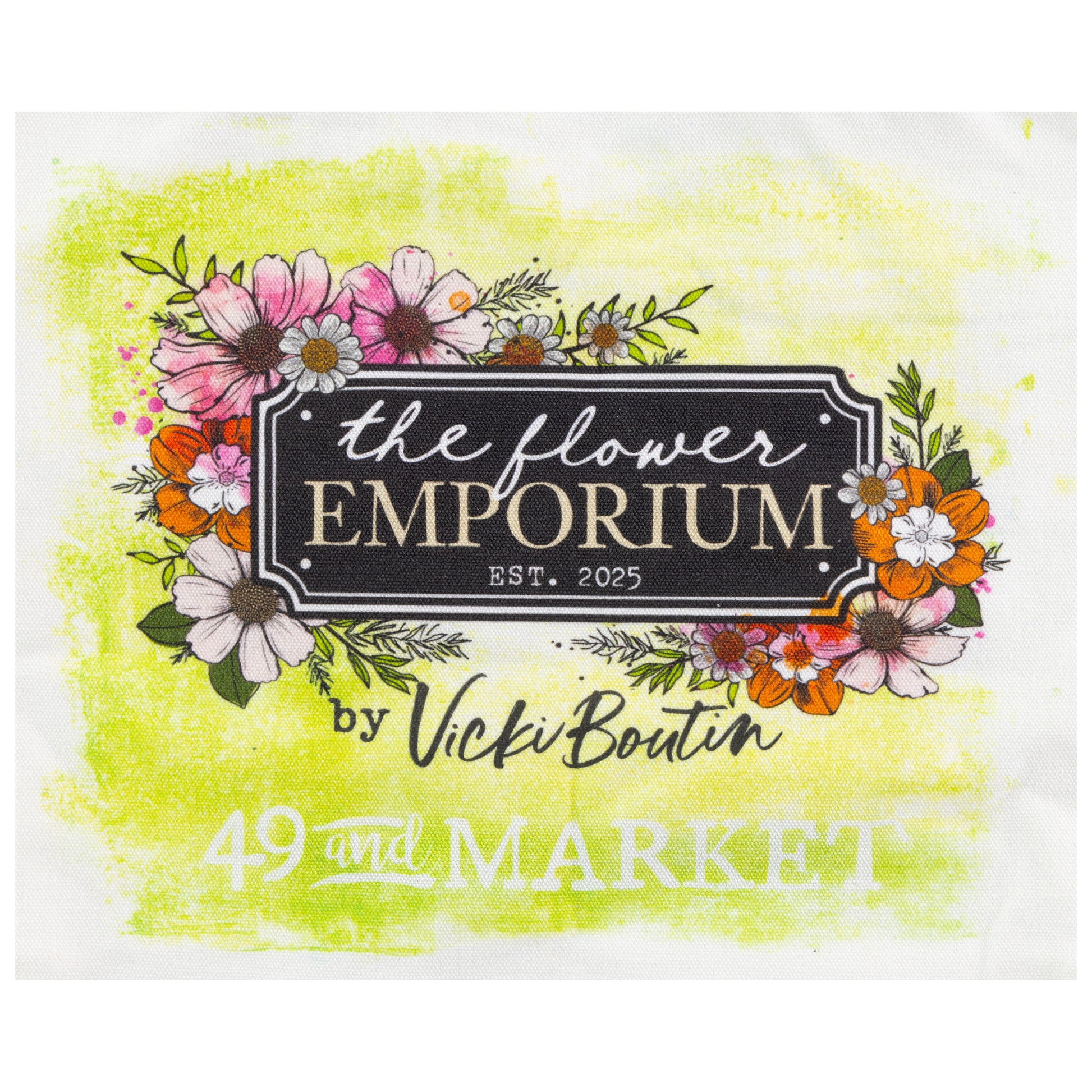 49 And Market Vicki Boutin The Flower Emporium Tote Bag with Handle