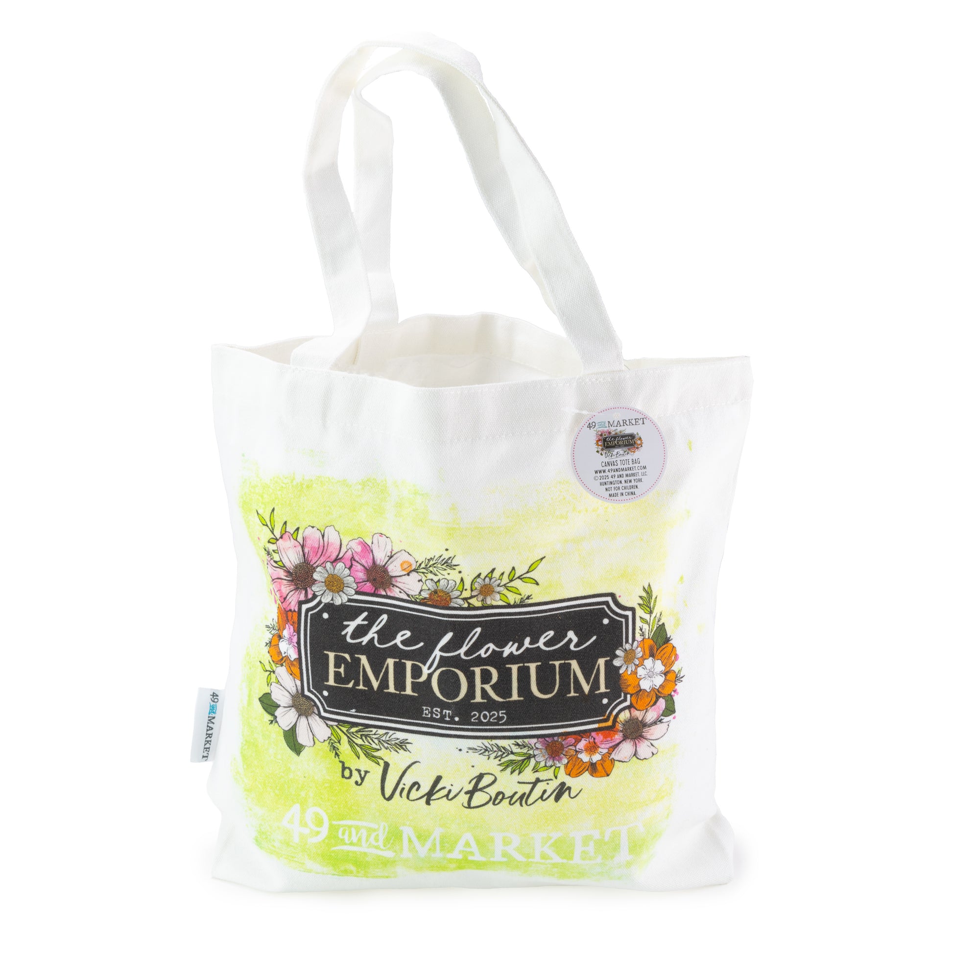 49 And Market Vicki Boutin The Flower Emporium Tote Bag with Handle