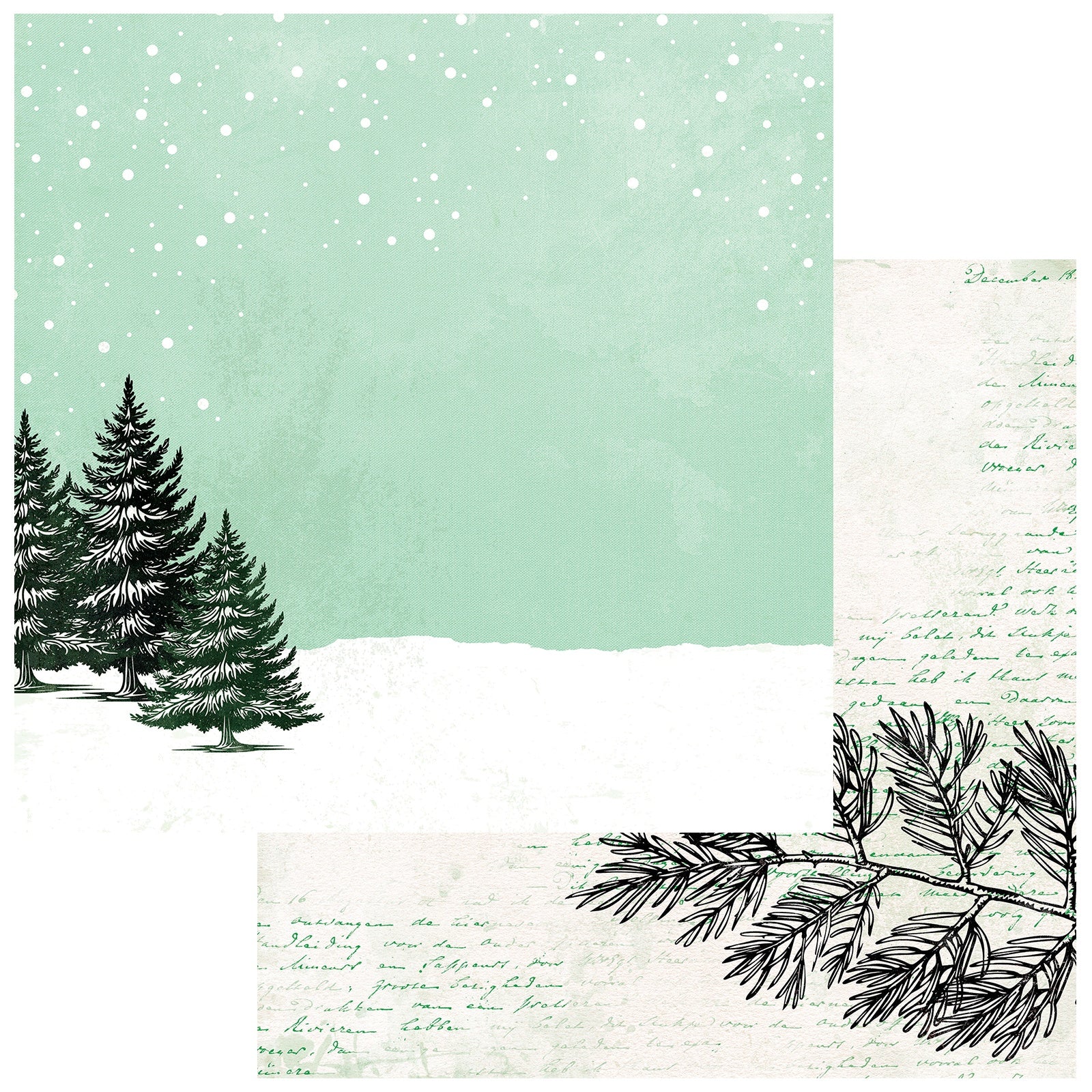 49 & Market Vicki Boutin Mistletoe and Memories Double-Sided 12x12" Cardstock, 20 sheets - Available in Multiple Styles
