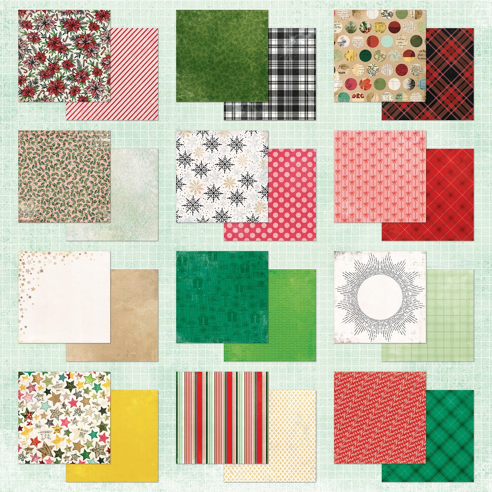 49 And Market Vicki Boutin Mistletoe and Memories 12x12" Paper Pad