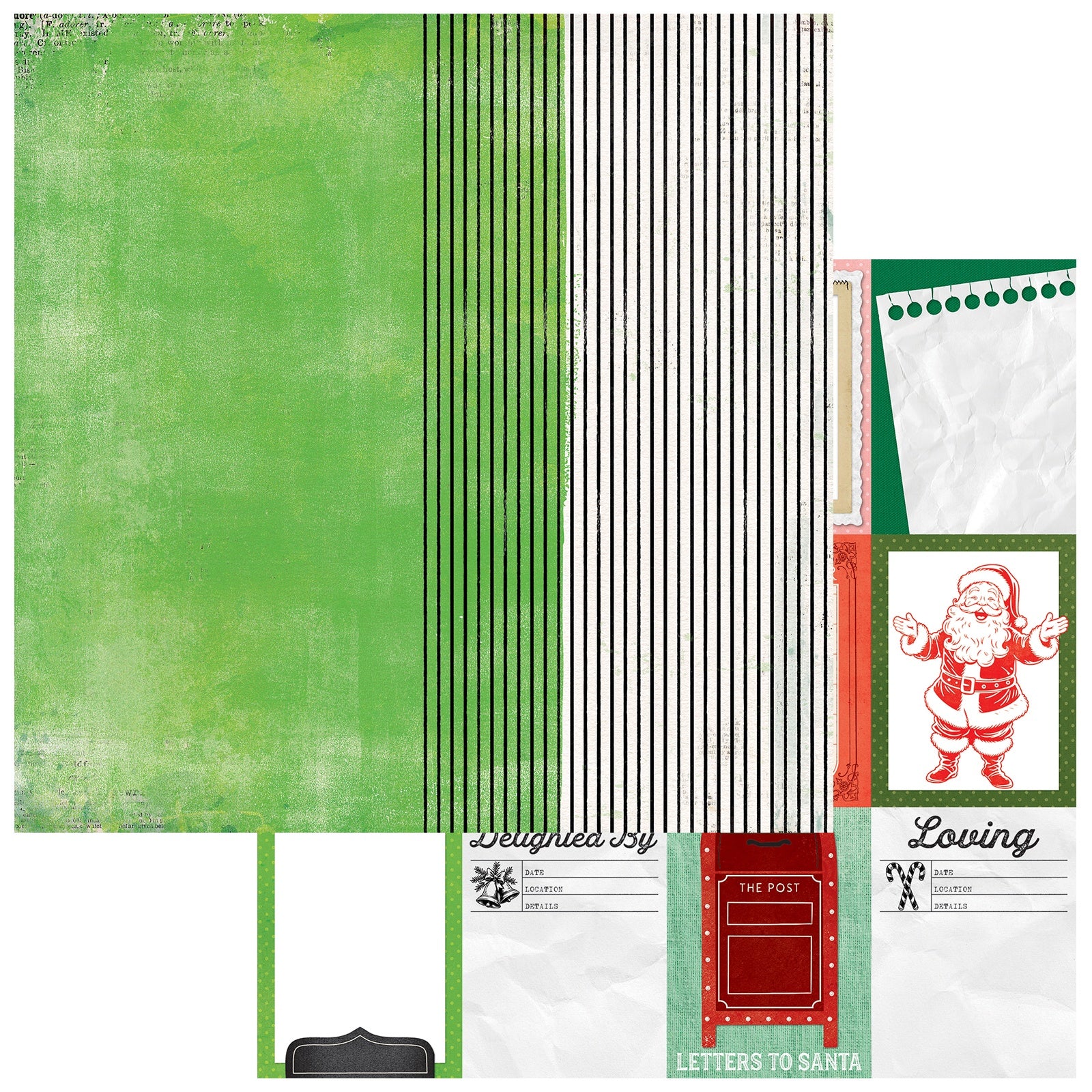 49 & Market Vicki Boutin Mistletoe and Memories Double-Sided 12x12" Cardstock, 20 sheets - Available in Multiple Styles