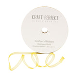 Load image into Gallery viewer, Craft Perfect Organza Ribbon 3.2mmX5m-Christmas Magic - Glamour Gold