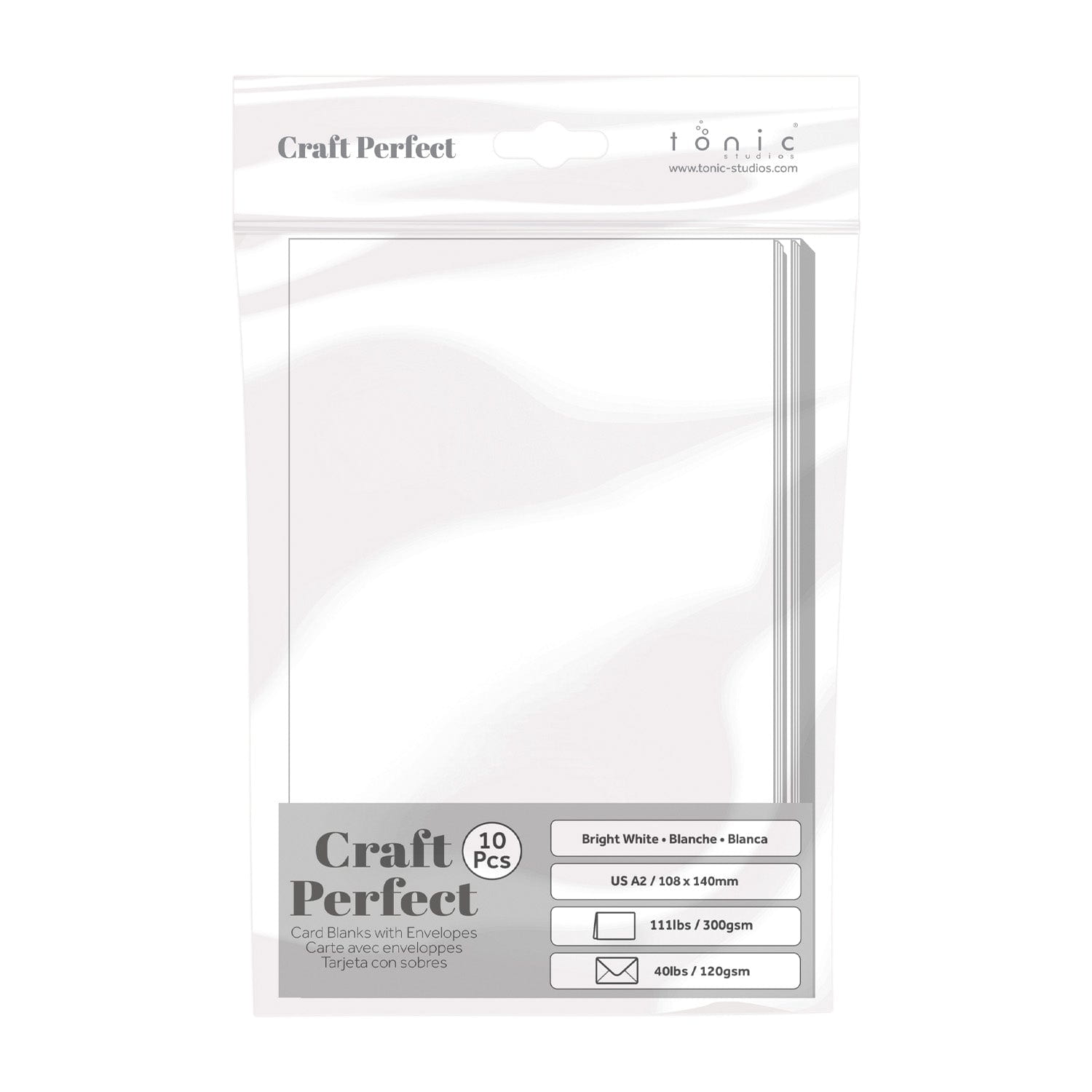 Bright White Blank Cards with Envelopes from Craft Perfect