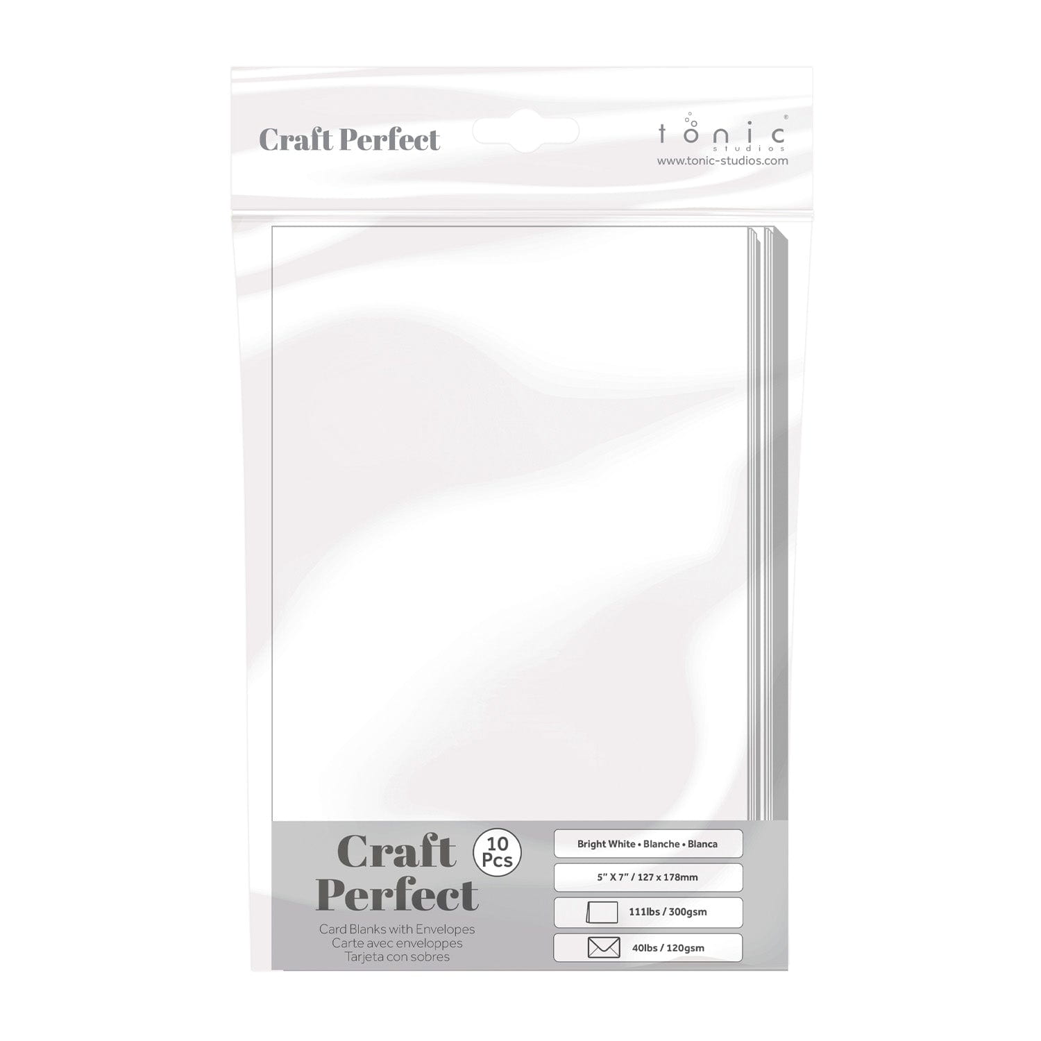 Bright White Blank Cards with Envelopes from Craft Perfect