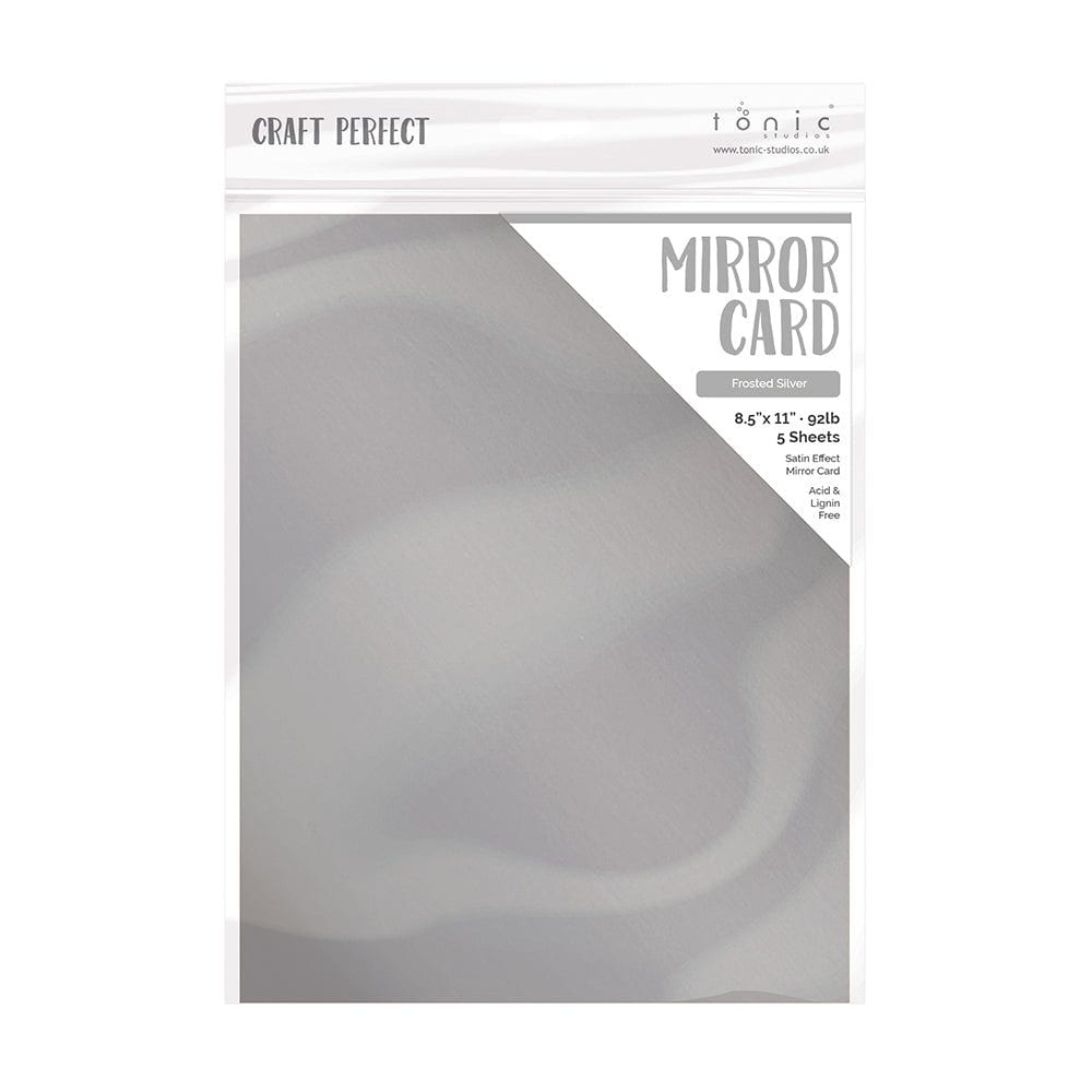 Craft Perfect Mirror Card Bundle - Silver Mix