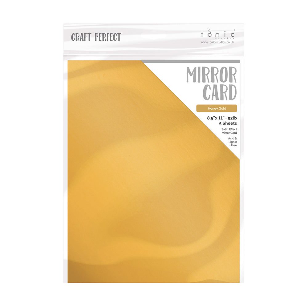 Craft Perfect Harvest Gold Mirror Card Bundle - PB07