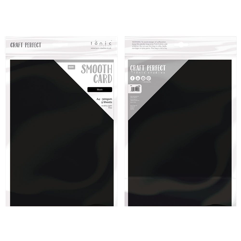Craft Perfect Black Smooth Card Multipack Bundle – Tonic Studios USA
