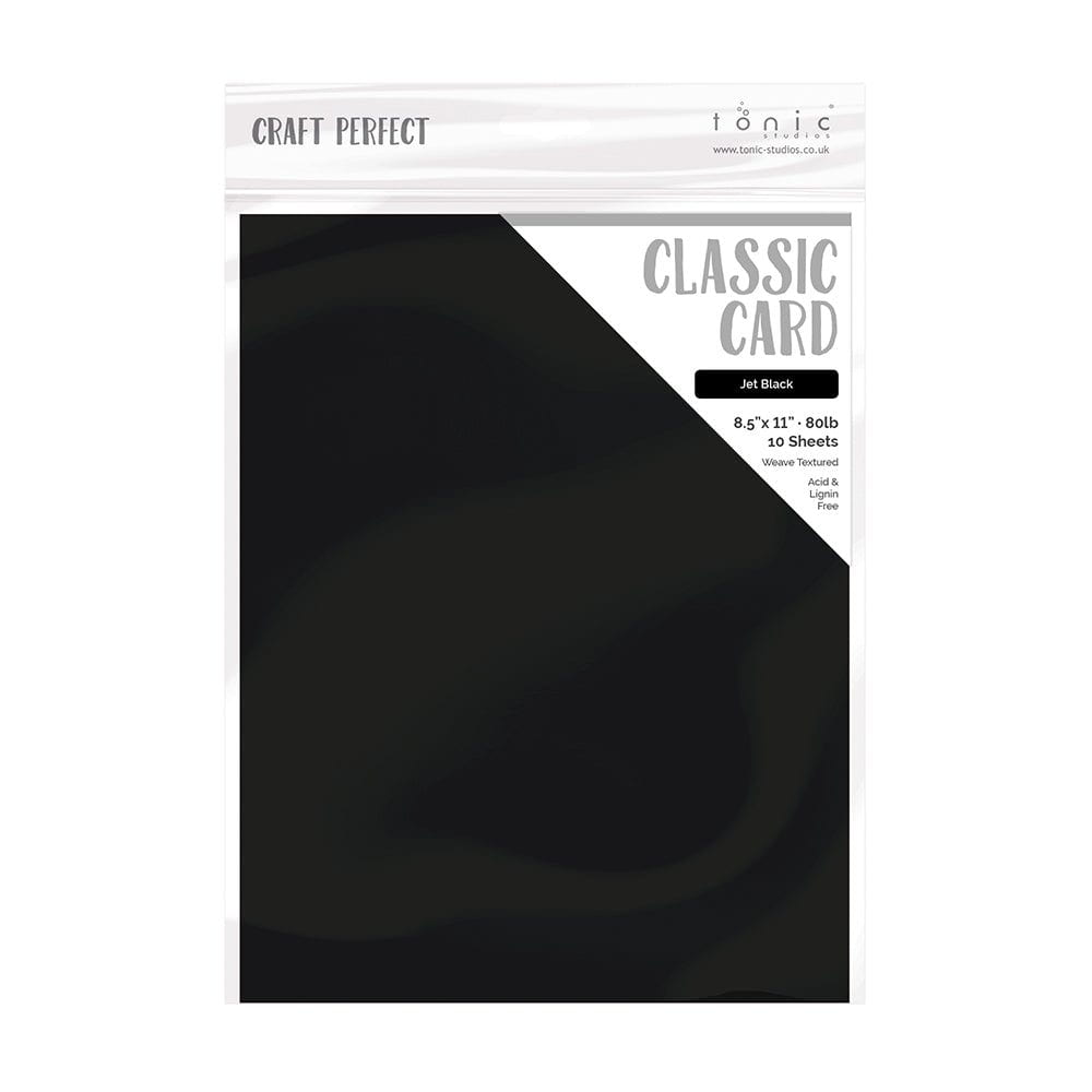 Craft Perfect Classic Cardstock Black & White Bundle - PB01