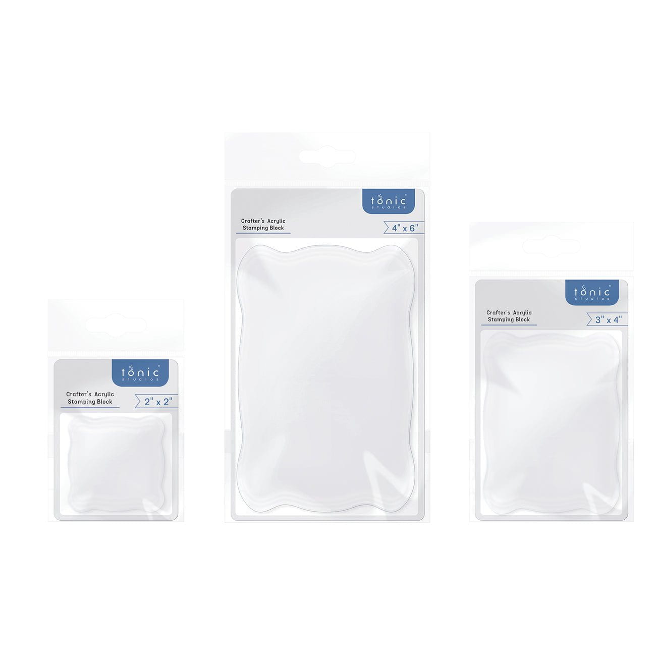 Tonic Studios Crafter's Acrylic Stamping Blocks