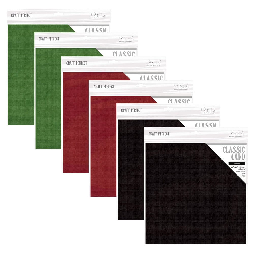 Craft Perfect 12" x 12" Classic Cardstock Bundle - Champagne Pack