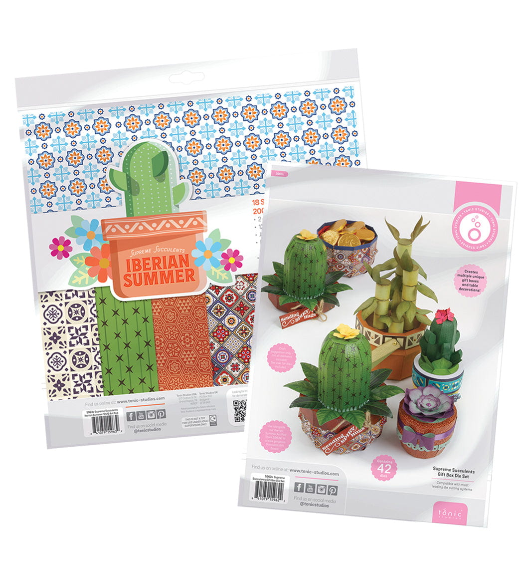 Supreme Succulents Die and Patterned Pad Collection