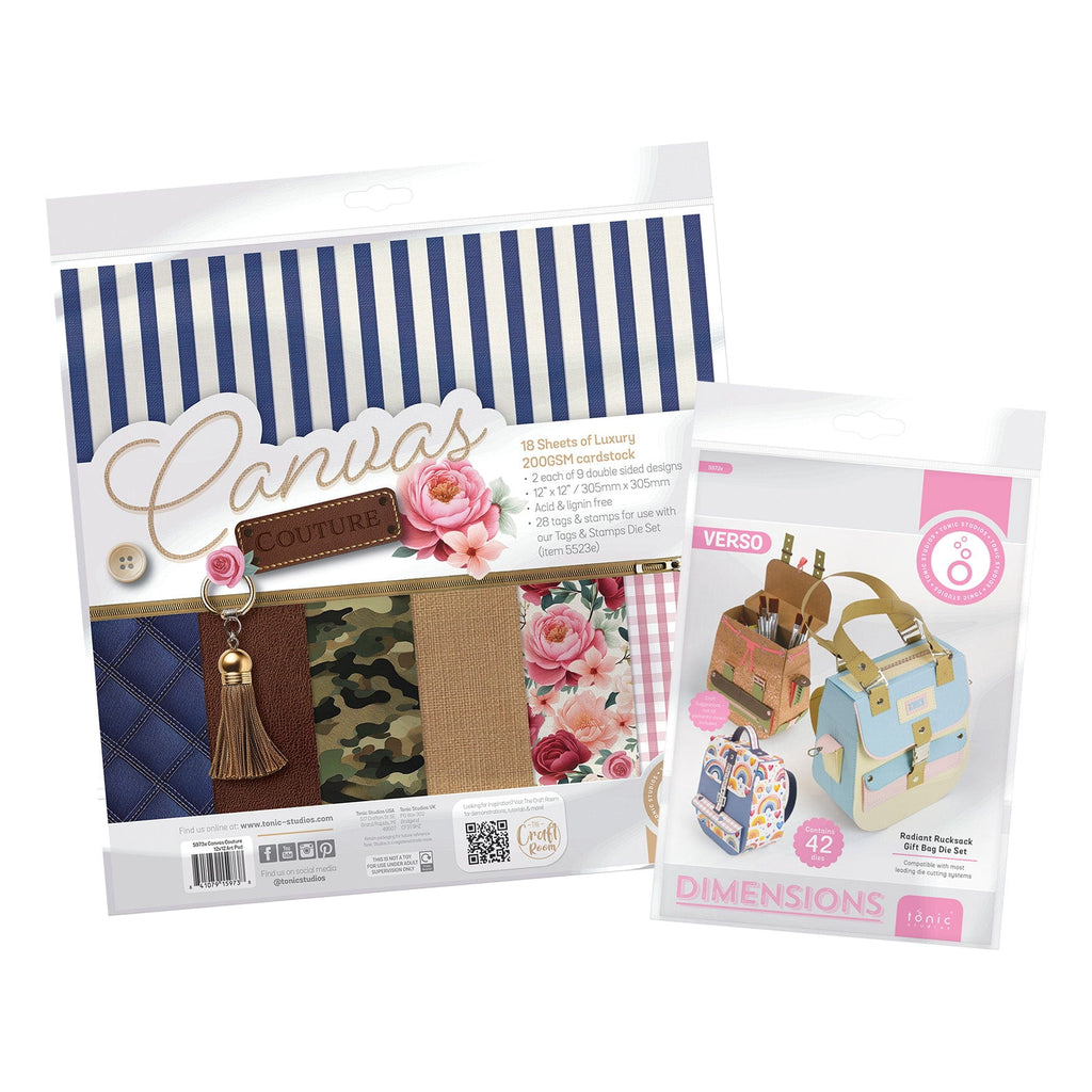 Radiant Rucksack Die and Patterned Pad Collection