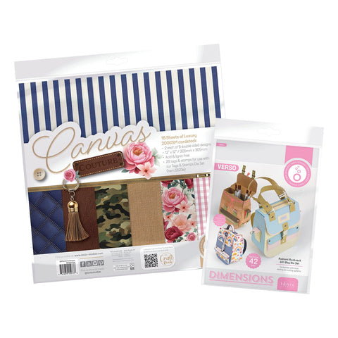 Radiant Rucksack Die and Patterned Pad Collection