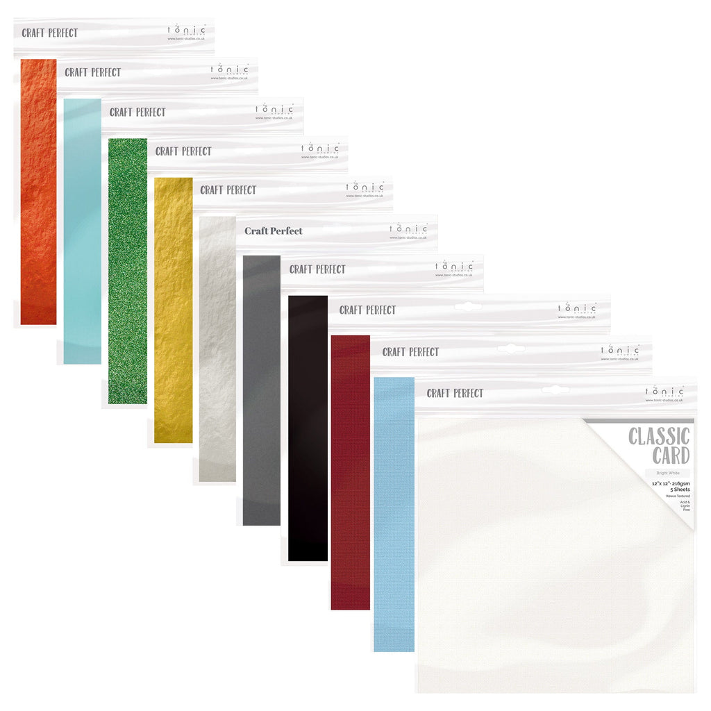 Craft Perfect Mixed Cardstock - Retro Robot Collection