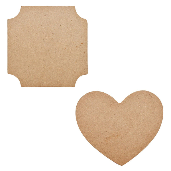 Little Birdie MDF Coasters DIY Shapes, 5.5mm