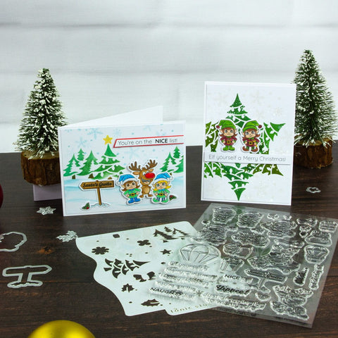 A Very Elfy Creative Collection - Die, Stamp & Stencil Set