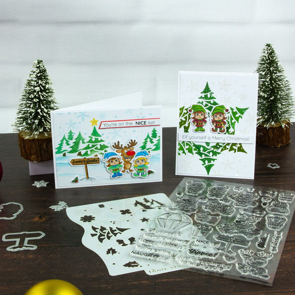 A Very Elfy Creative Collection - Die, Stamp & Stencil Set