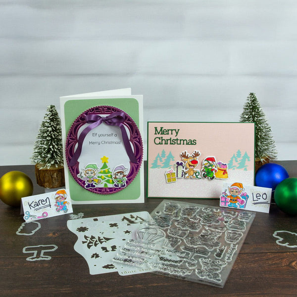 A Very Elfy Creative Collection - Die, Stamp & Stencil Set