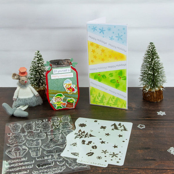 A Very Elfy Creative Collection - Die, Stamp & Stencil Set