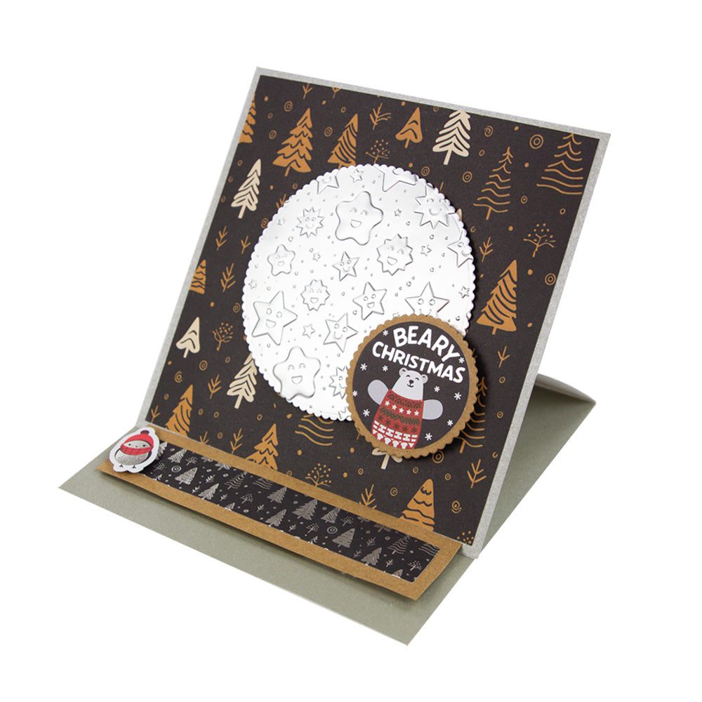 A Very Festive Fayre Foiled Topper Sheets