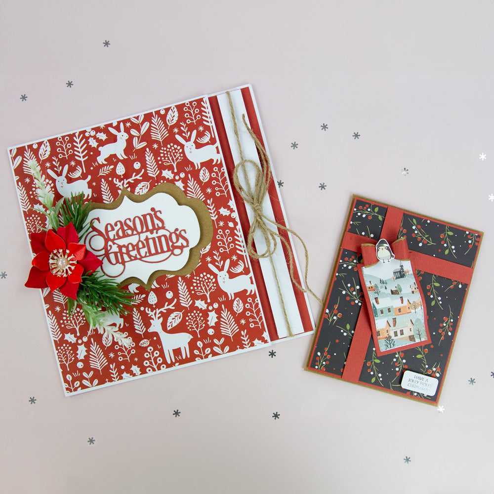 A Very Festive Fayre Foiled Topper Sheets