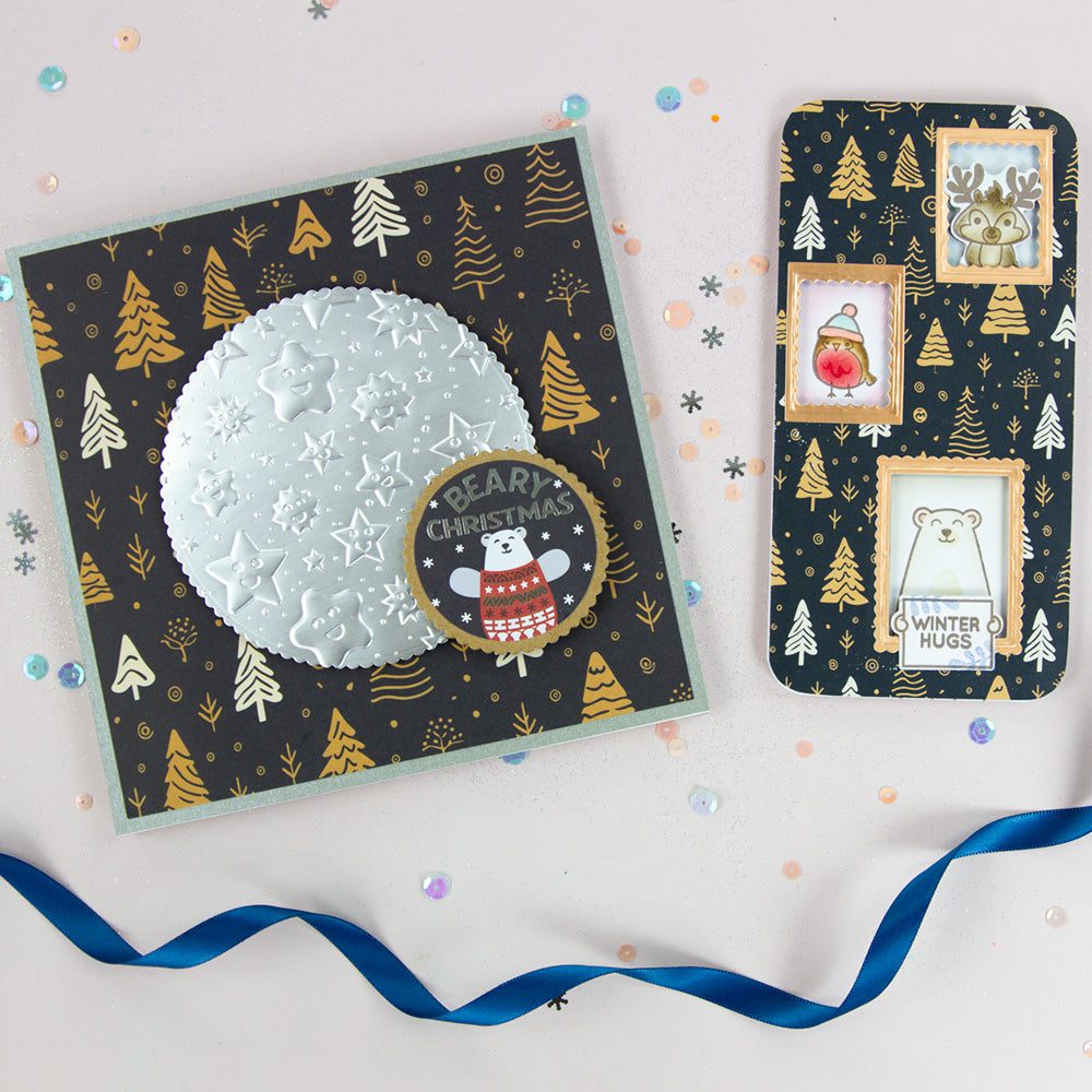 A Very Festive Fayre Foiled Topper Sheets