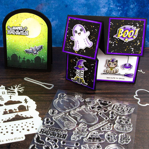 A Frightfully Friendly Creative Collection - Die, Stamp & Stencil Set