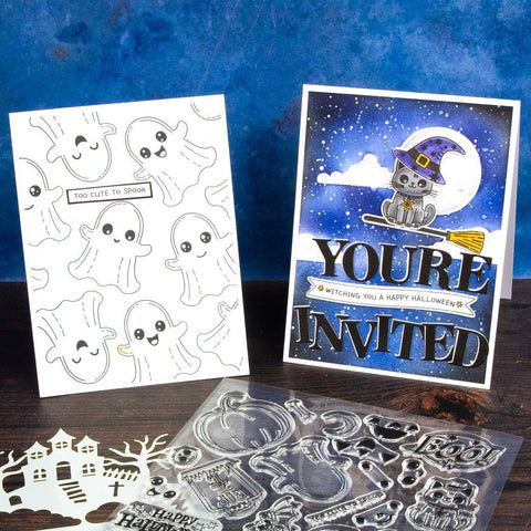 A Frightfully Friendly Creative Collection - Die, Stamp & Stencil Set