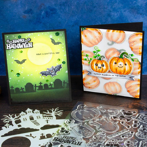 A Frightfully Friendly Creative Collection - Die, Stamp & Stencil Set