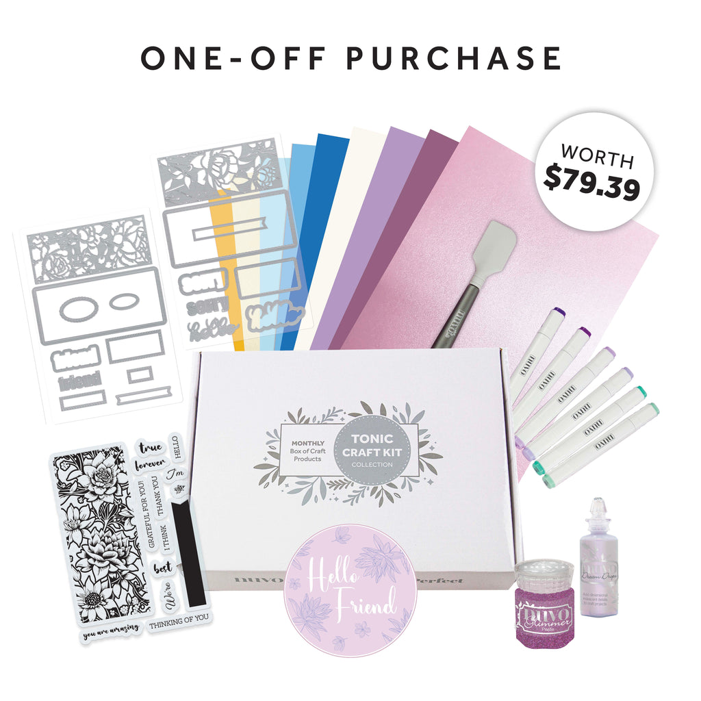 Tonic Craft Kit 77 - One Off Purchase - Hello Friend