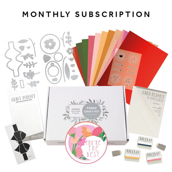 Tonic Monthly Craft Kit Subscription - Kit 100 - Have a Heart