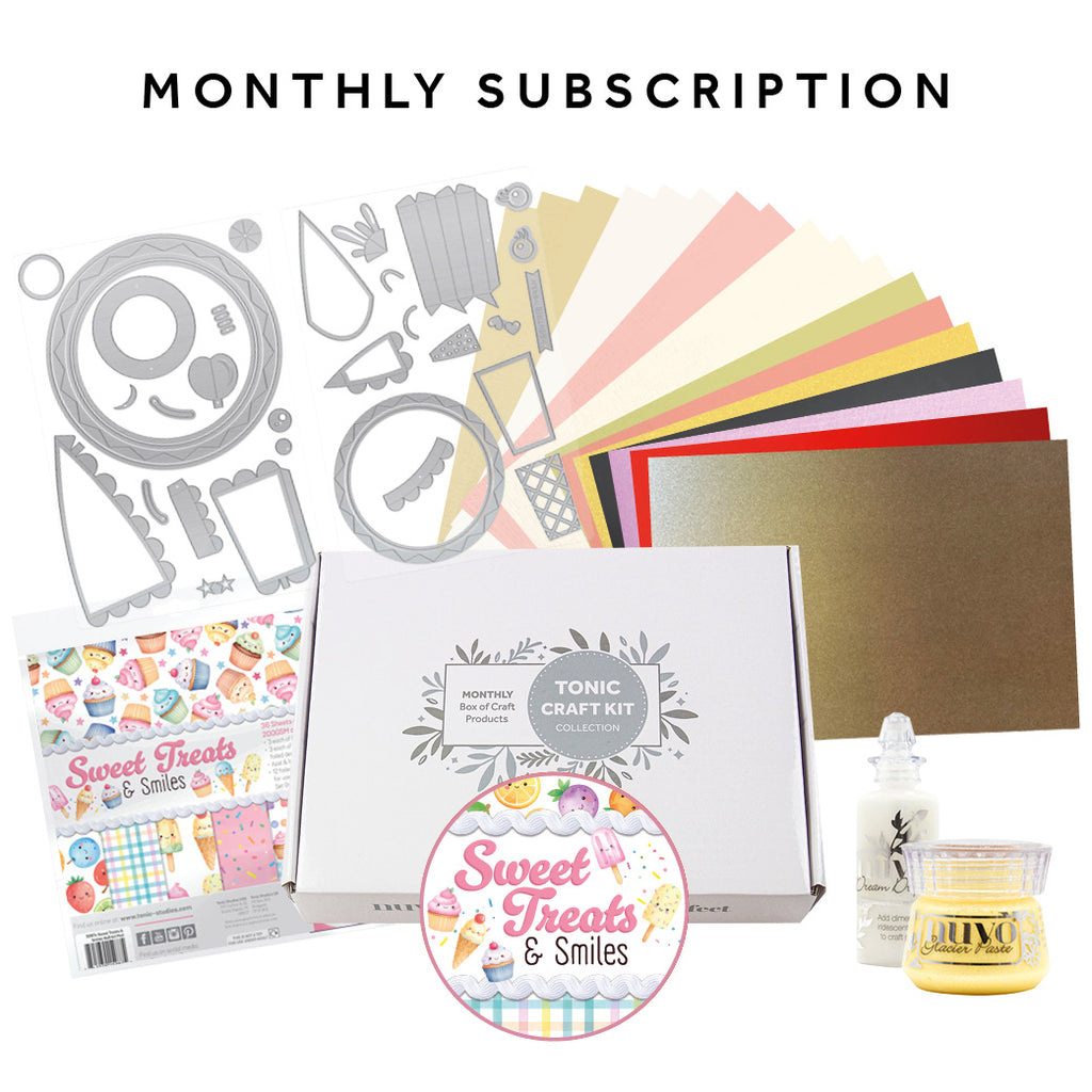 Tonic Monthly Craft Kit Subscription - Kit 103 - Sweet Treats and Smiles