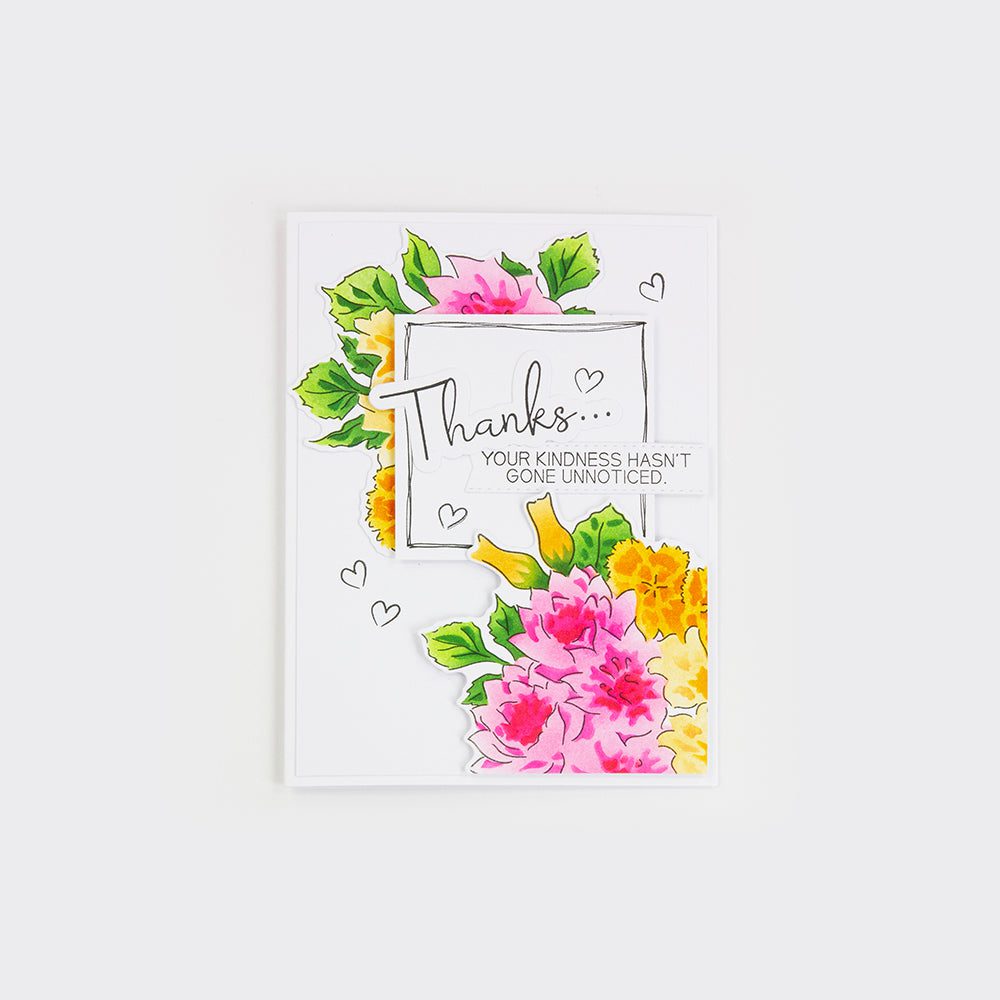 Splendiferous Corsage Die, Stencil & Stamp Set