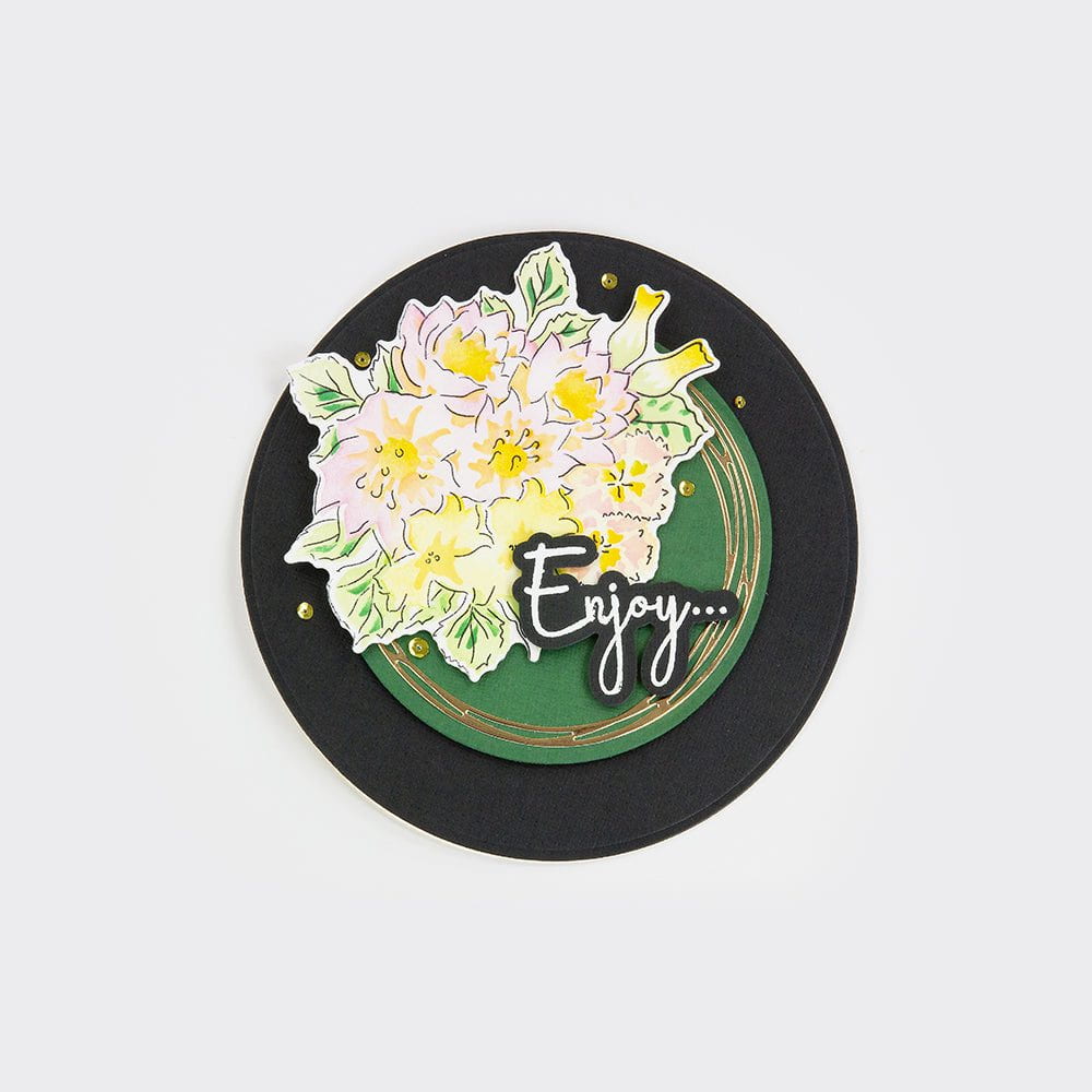 Splendiferous Corsage Die, Stencil & Stamp Set