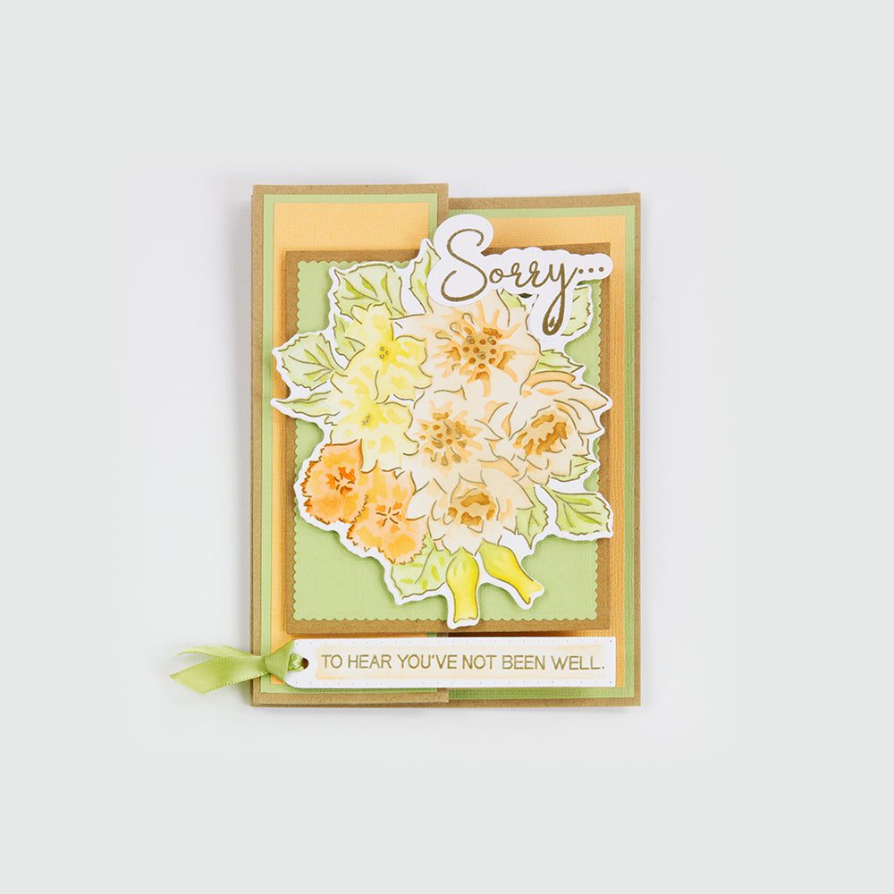 Splendiferous Corsage Die, Stencil & Stamp Set