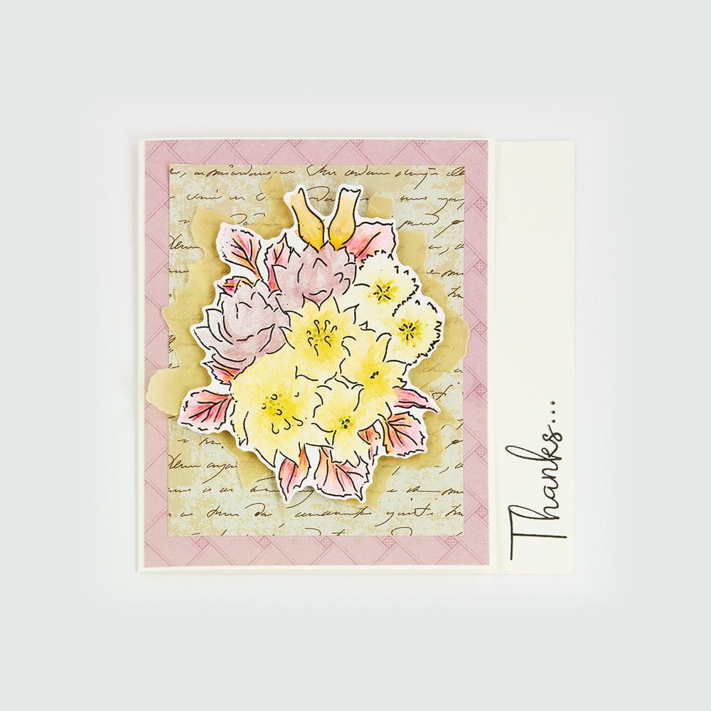 Splendiferous Corsage Die, Stencil & Stamp Set