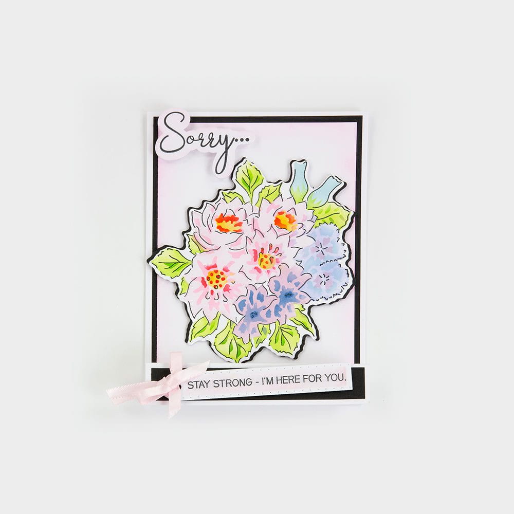 Splendiferous Corsage Die, Stencil & Stamp Set