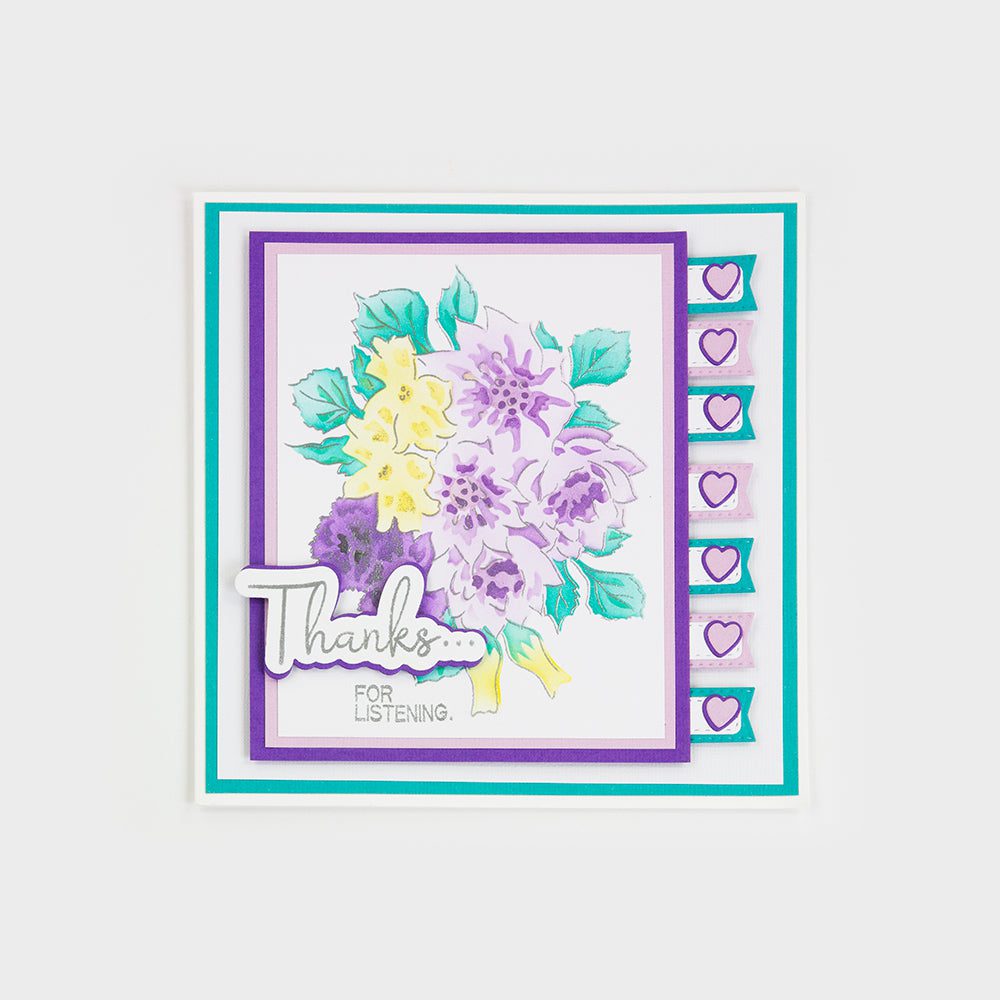 Splendiferous Corsage Die, Stencil & Stamp Set