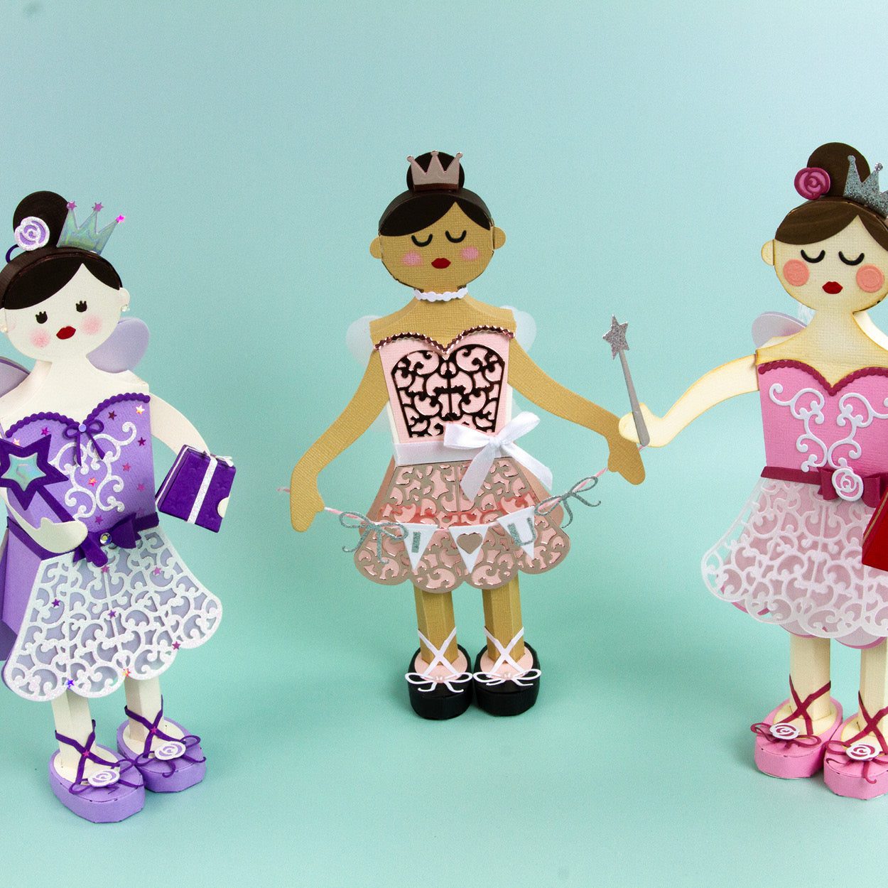 Nutcracker Soldier & Sugar Plum Fairy Gift Box Die Collection