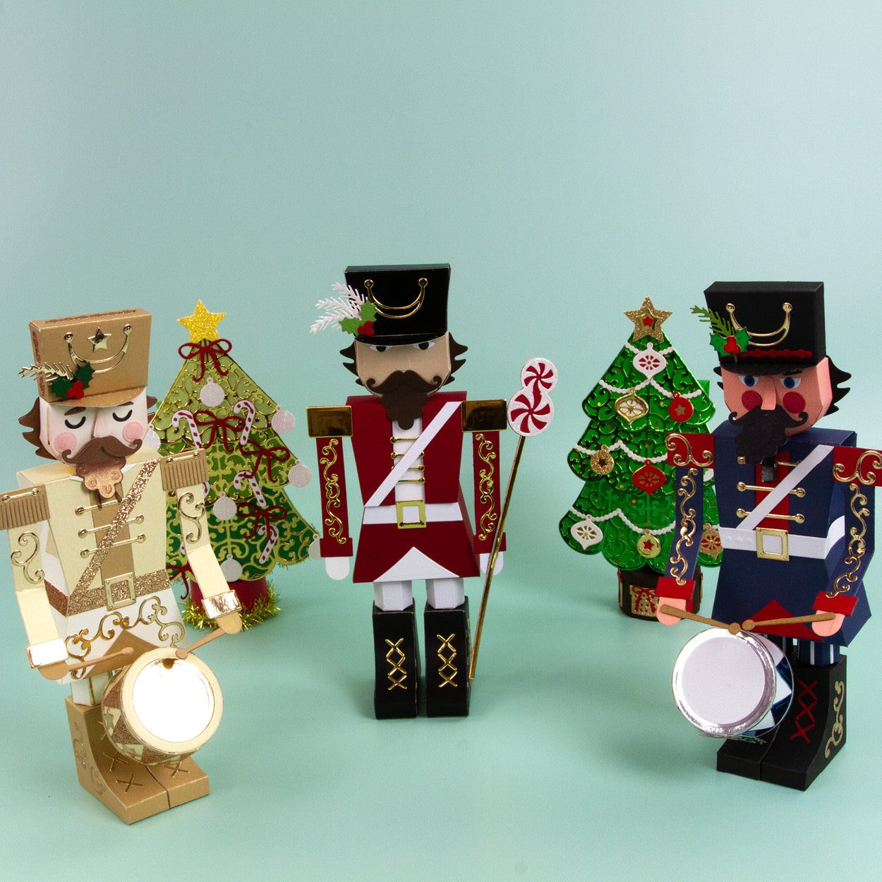 Nutcracker Soldier & Sugar Plum Fairy Gift Box Die Collection