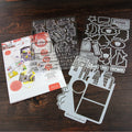 A Super Heroic Creative Collection - Die, Stamp & Stencil Set